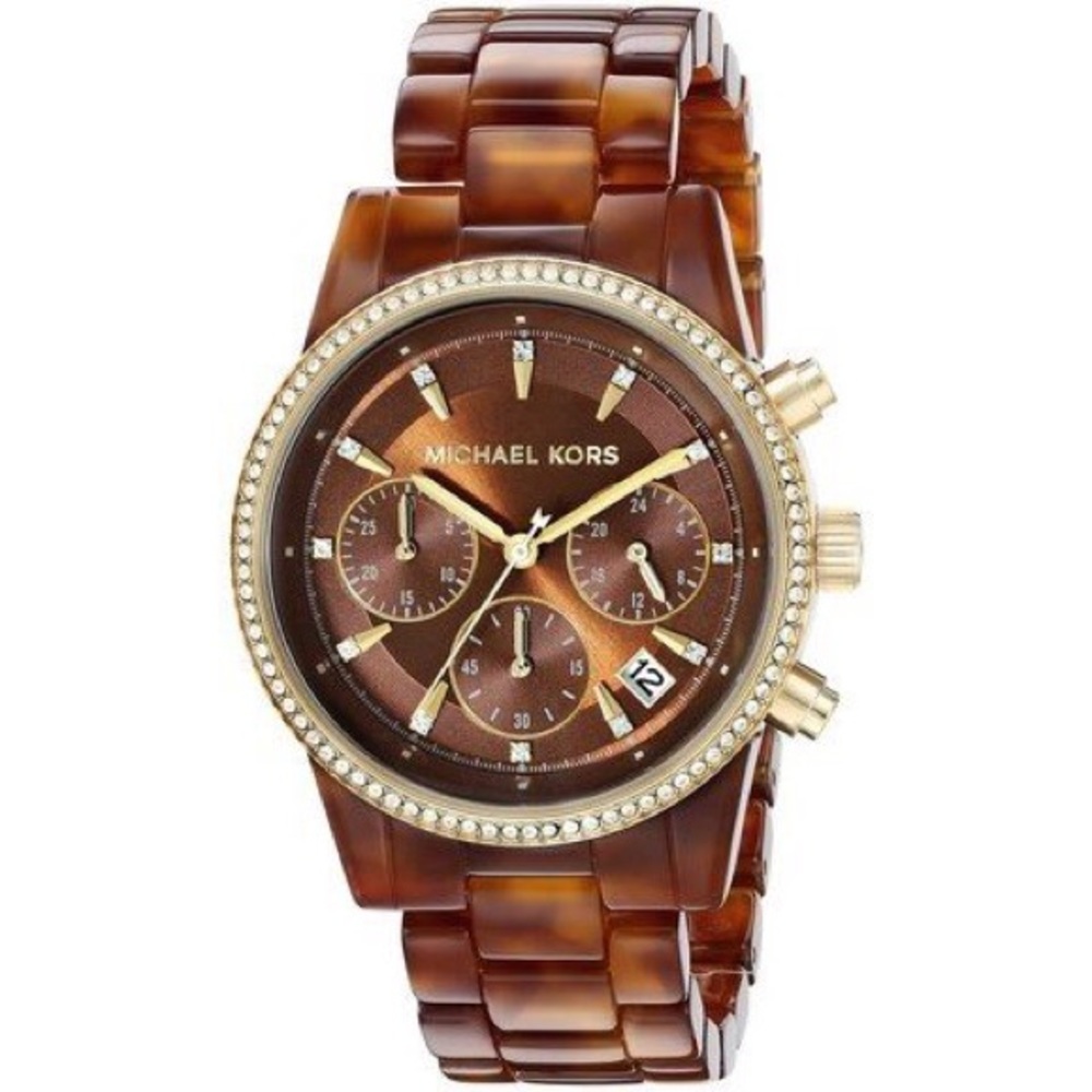 Michael Kors MK6235 Audrina Chronograph Watch GOLD